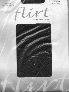 (image for) Flirt Black Designer Tights One Size